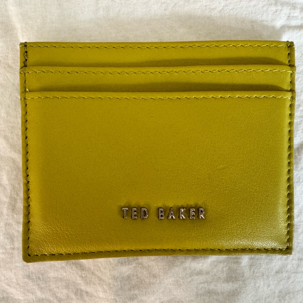 Ted Baker Yellow/Green Card Holder